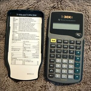 Texas Instrument TI-30X A needs battery